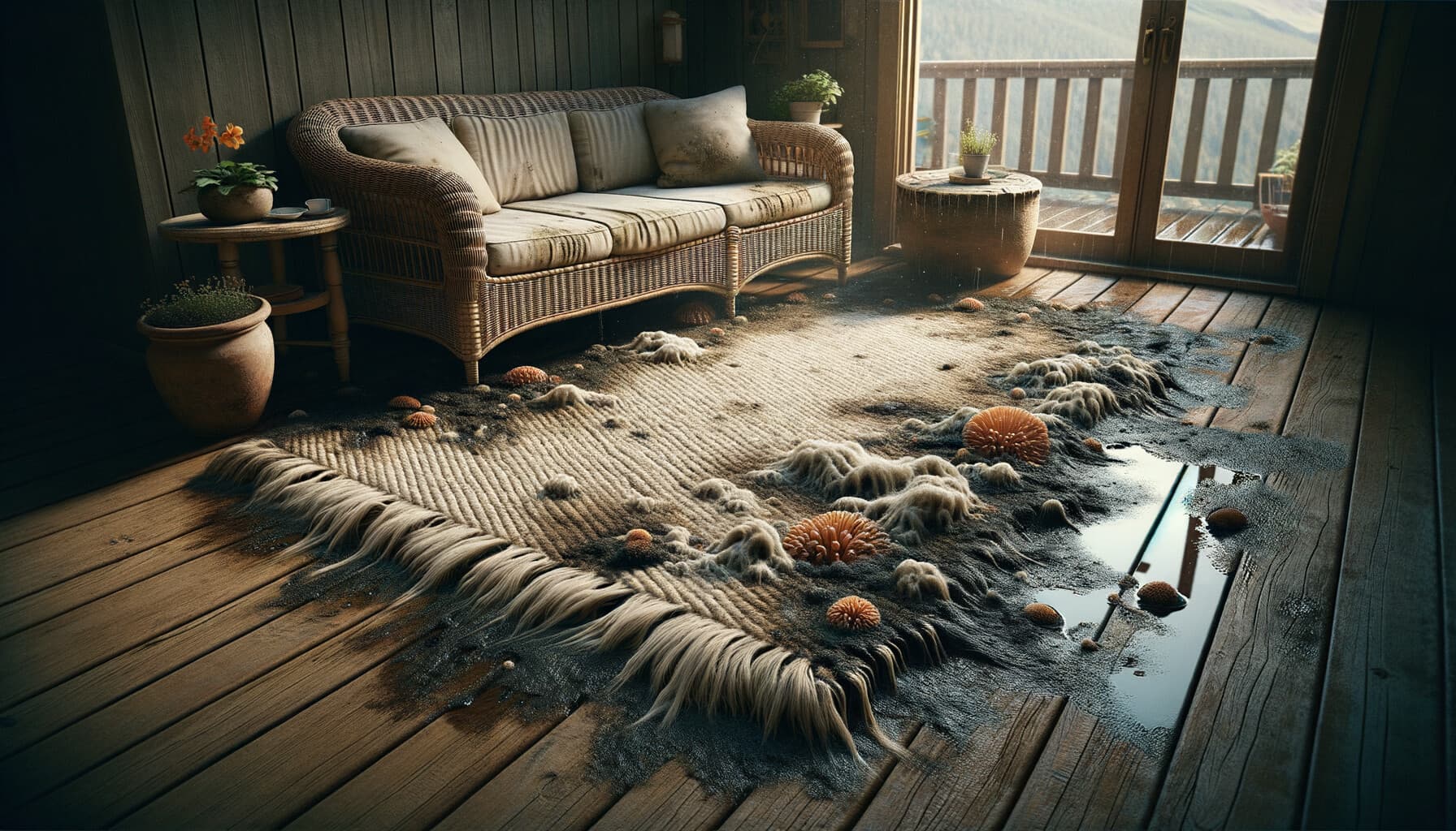 Vanligaste misstaget – fel material som möglar och bryts ner utomhus på altanen